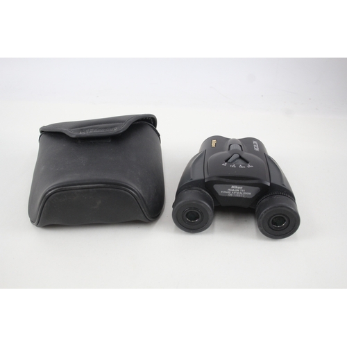 397 - Nikon Aculon T11 8-24x25 4.6° Compact Binoculars Working w/ Original Case