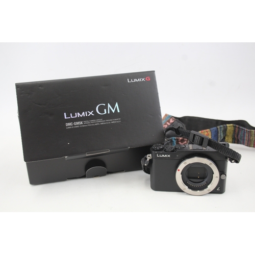 406 - Lumix DMC-GM5K Mirrorless Digital Camera Working w/ Lumix G Vario 12-32mm