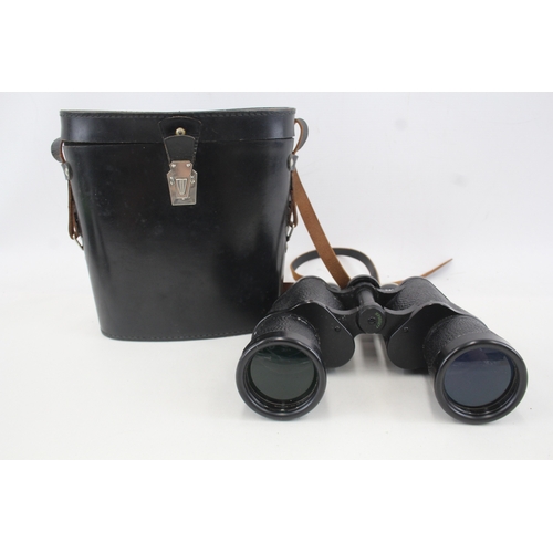 407 - Vintage 6nu 7x50 CCCP Made in USSR Binoculars Working w/ Original Case