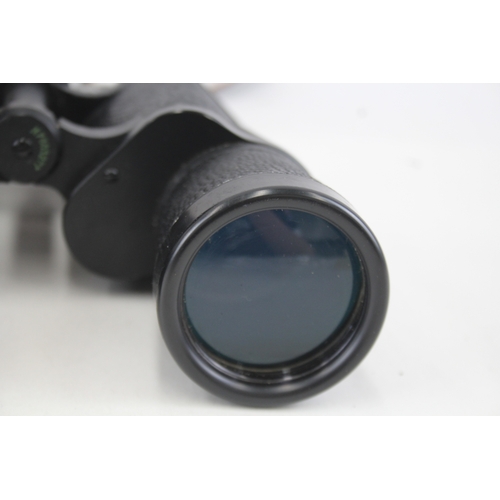 407 - Vintage 6nu 7x50 CCCP Made in USSR Binoculars Working w/ Original Case