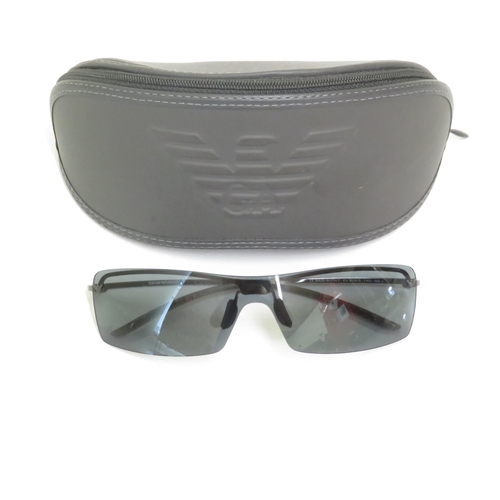 368 - 4 x Designer Sunglasses including Prada / Versace / La Perla / Emporio Armani  - All with Cases