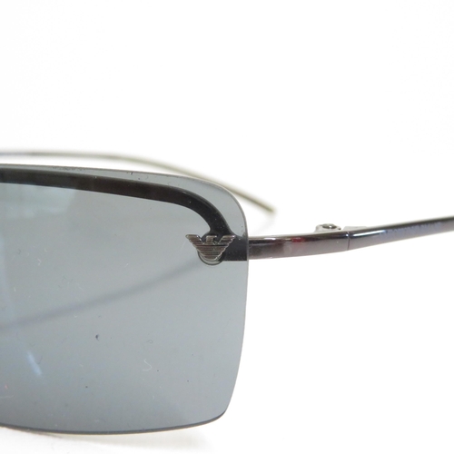 368 - 4 x Designer Sunglasses including Prada / Versace / La Perla / Emporio Armani  - All with Cases