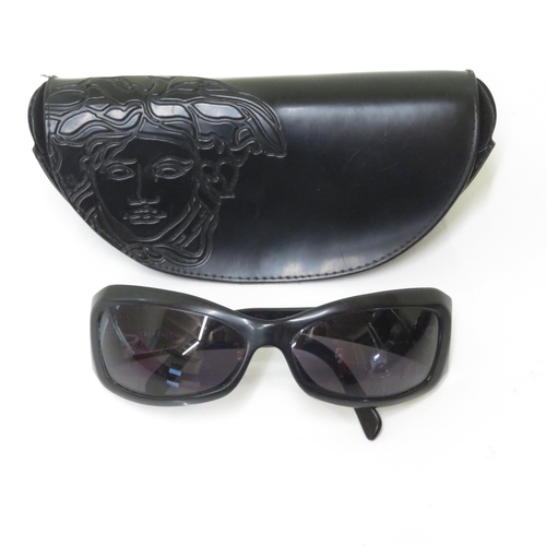 368 - 4 x Designer Sunglasses including Prada / Versace / La Perla / Emporio Armani  - All with Cases