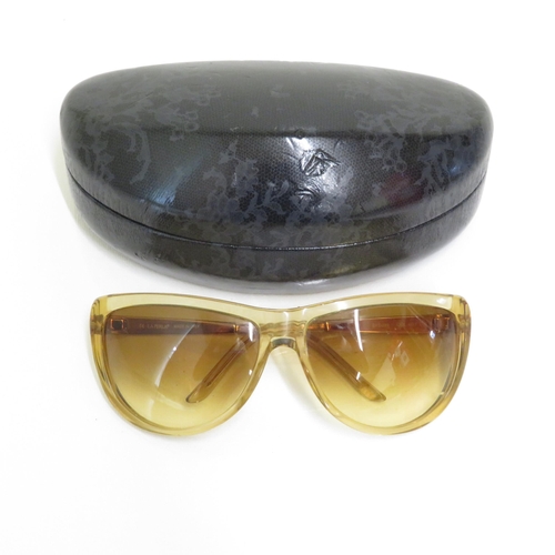 368 - 4 x Designer Sunglasses including Prada / Versace / La Perla / Emporio Armani  - All with Cases