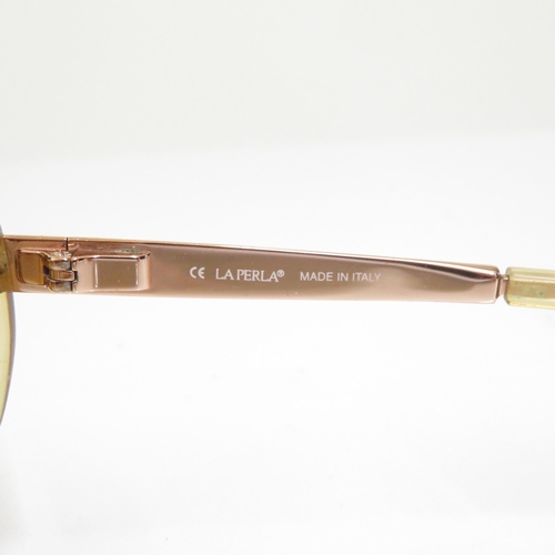 368 - 4 x Designer Sunglasses including Prada / Versace / La Perla / Emporio Armani  - All with Cases