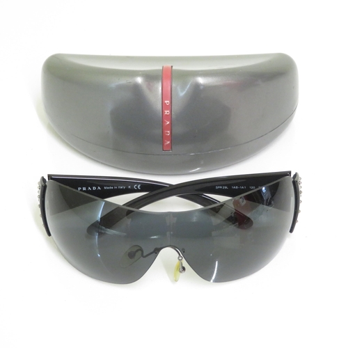 368 - 4 x Designer Sunglasses including Prada / Versace / La Perla / Emporio Armani  - All with Cases