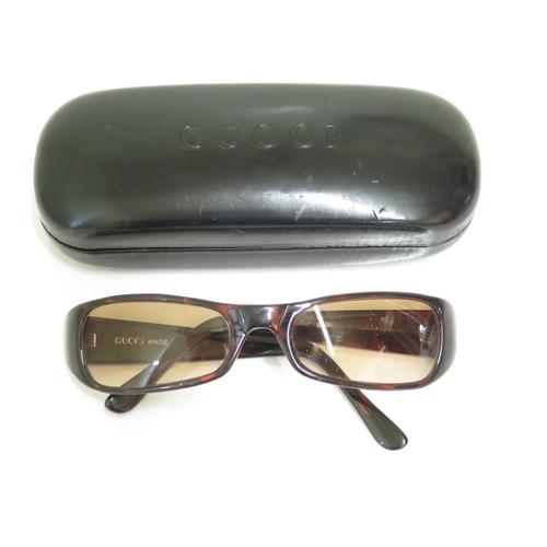 371 - 4 x Designer Sunglasses including Gucci / Chanel / FCUK / Police  - All with Cases