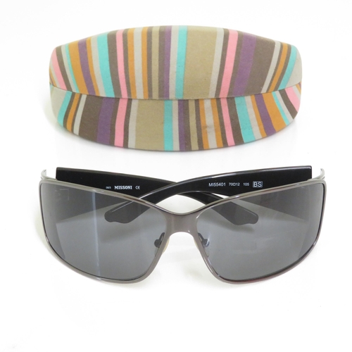 372 - 4 x Designer Sunglasses including Polo Ralph Lauren / Chanel / Giorgio Armani / Missoni  - All with ... 
