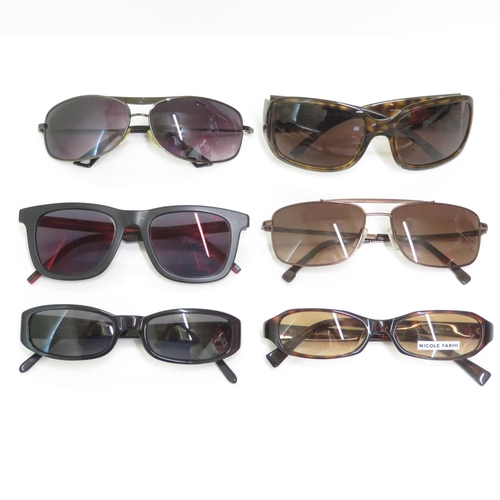 379 - 6 x Designer Sunglasses including Armani / Emporio Armani / Dolce & Gabbana / Hugo Boss / Lacoste / ... 