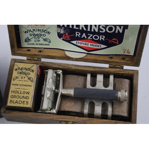 362 - Gents Grooming Job Lot Inc Gillette Aristocrat Razor Kampfe New York Etc x 5