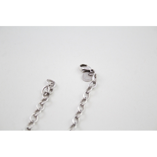 237 - Silver infinity bracelet by designer Tiffany & Co