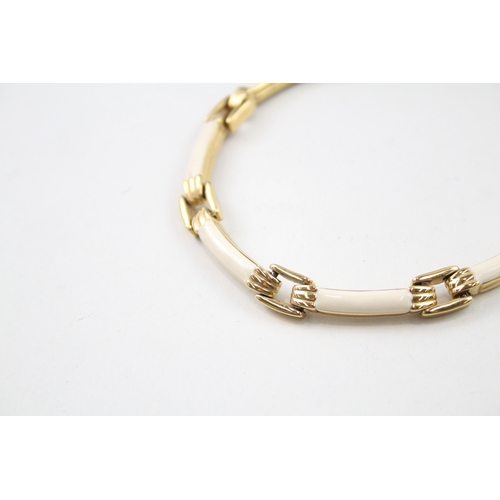 246 - A collection of gold tone jewellery by designer Nina Ricci