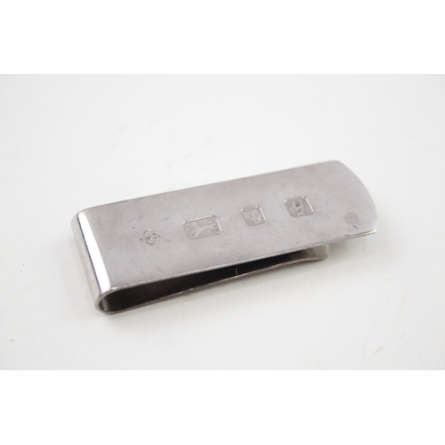 325 - Vintage Alfred DUNHILL 1998 London Sterling Silver Gents Money Clip (14g)