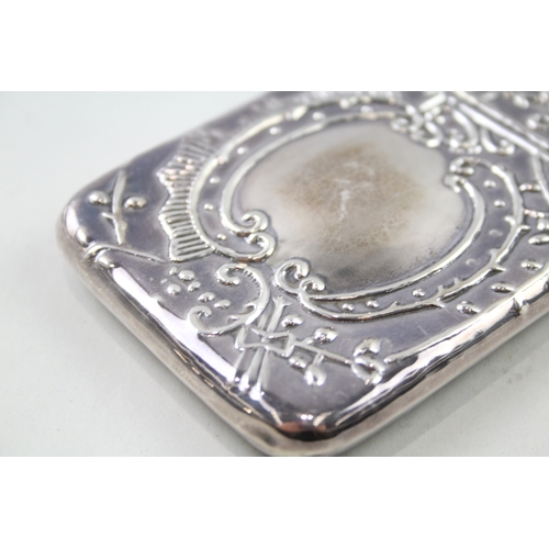 328 - Vintage 1994 London Sterling Silver Calling Card / Business Card Case (83g)