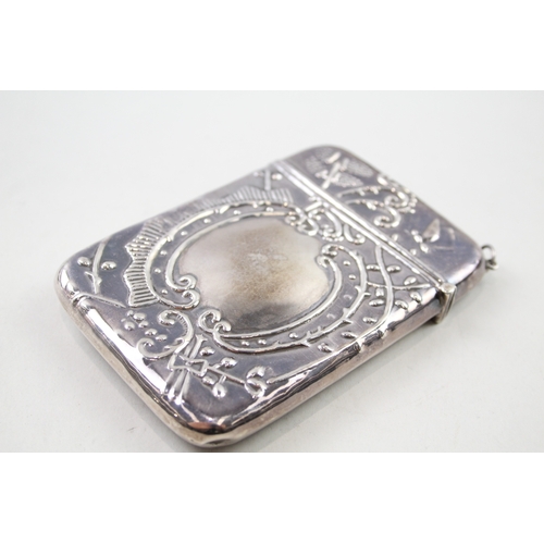 328 - Vintage 1994 London Sterling Silver Calling Card / Business Card Case (83g)