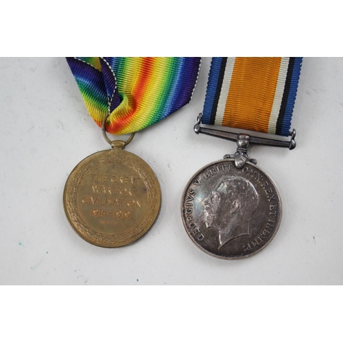 366 - WW1 Medal Pair Named 38148 Pte L. Craigmyle R. Scots Fus