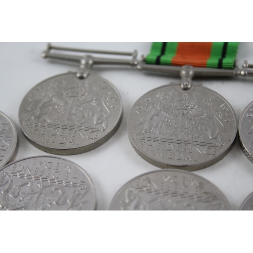 368 - WW2 Defence Medals x 10