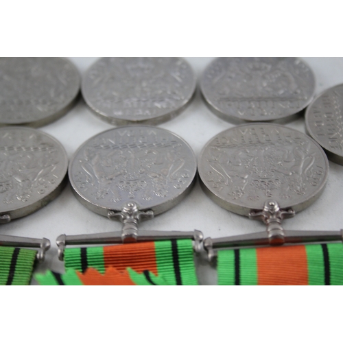 368 - WW2 Defence Medals x 10