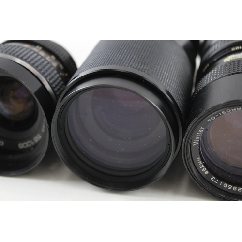 385 - Manual Camera Lenses Inc Tamron, Chinon & Pentacon Etc Mechanically Working x 4