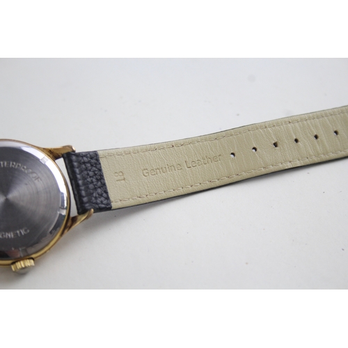 418 - Men's Smiths De Luxe Gold Tone Watch Hand-Wind WATCH RUNS