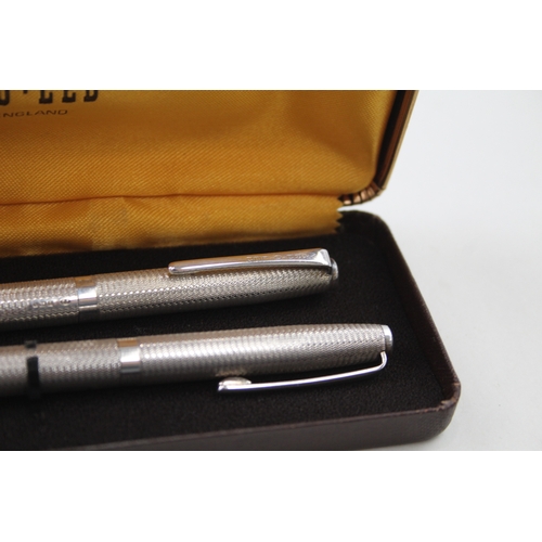 441 - Vintage YARD O LED 1982 Birmingham Sterling Silver Ballpoint & Pencil Set 52g