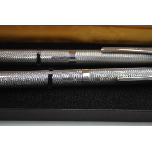 441 - Vintage YARD O LED 1982 Birmingham Sterling Silver Ballpoint & Pencil Set 52g