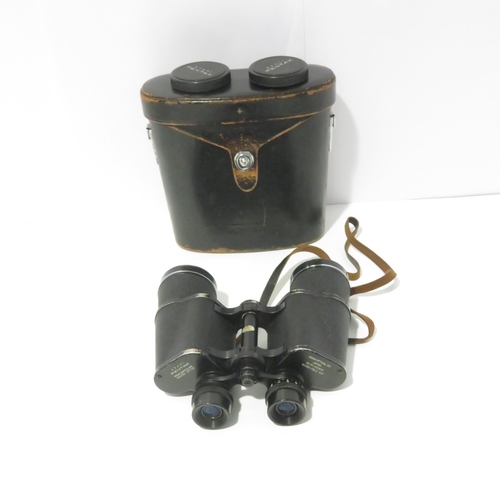 389 - Asahi Pentax 10x50 5.5° Coated Optics Binoculars Working w/ Original Case