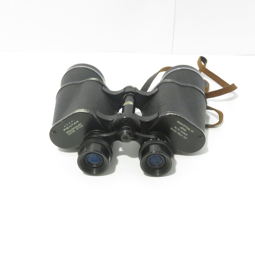 389 - Asahi Pentax 10x50 5.5° Coated Optics Binoculars Working w/ Original Case