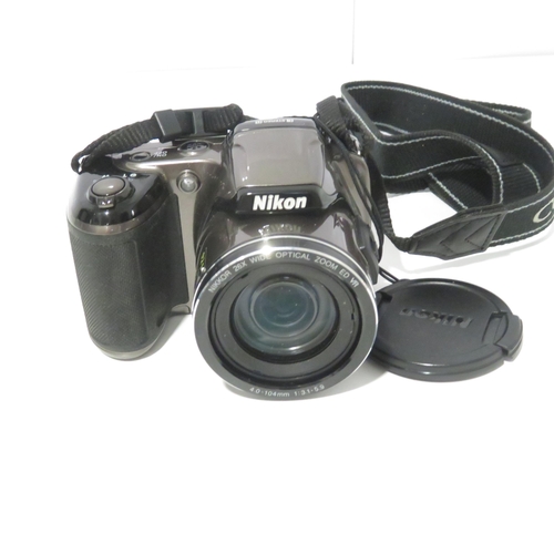 390 - Nikon Coolpix L810 Digital Bridge Camera Working w/ Nikkor Zoom Lens