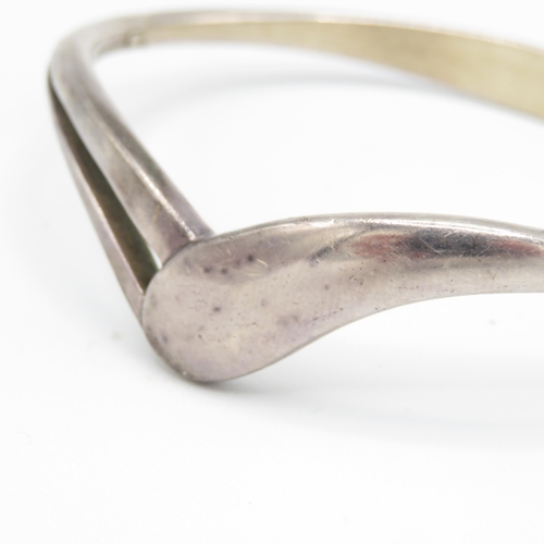 294 - 2 x Silver bangles (51.9g)