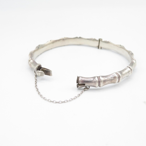 303 - 3 x Silver HM bangles (45.5g)