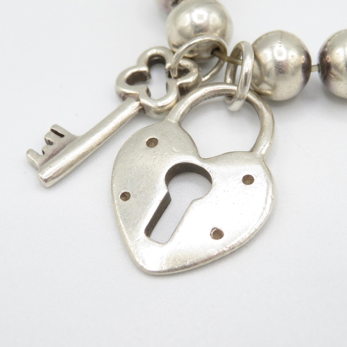 304 - Chlo Bo HM silver bracelet lock and key