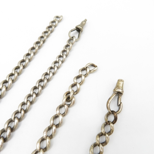 307 - HM silver watch chains (90g)