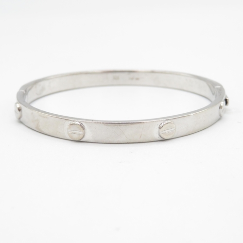 310 - 3 x HM silver bangles (59g)