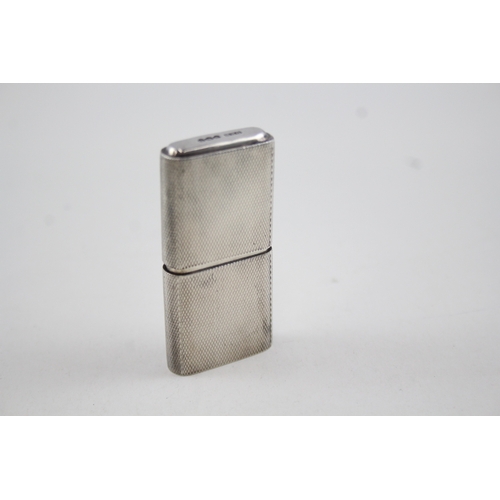 333 - Vintage 'Howitt' 1946 Sheffield Sterling Silver Petrol Cigarette Lighter (64g)