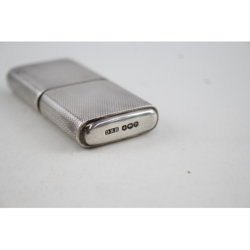 333 - Vintage 'Howitt' 1946 Sheffield Sterling Silver Petrol Cigarette Lighter (64g)