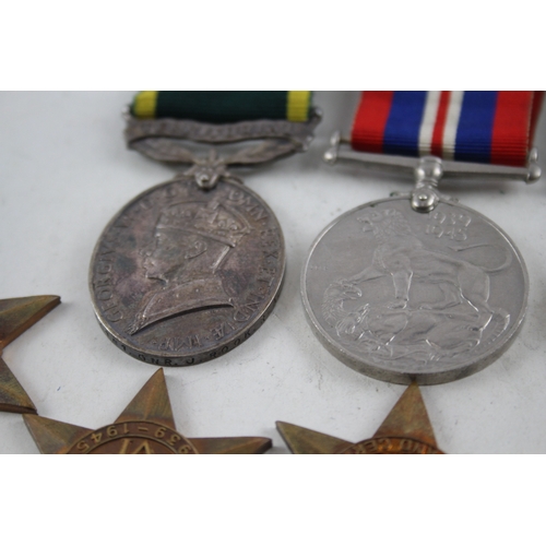 335 - WW2 Territorial Medal Group Inc France & Germany Star Etc