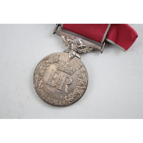 336 - ER.II Mounted Ladies British Empire Medal Civil Named Anne Peel