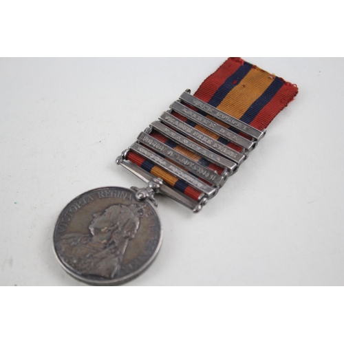 340 - Boer War Queens South Africa Medal Named 2828 Pte R. A. Piper Middlesex Regt