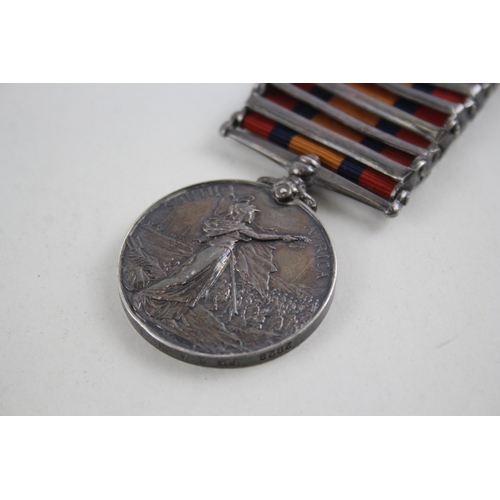 340 - Boer War Queens South Africa Medal Named 2828 Pte R. A. Piper Middlesex Regt