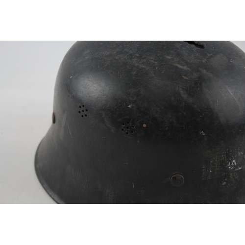 354 - WW2 Era German Fire/Police Steel Helmet & Liner