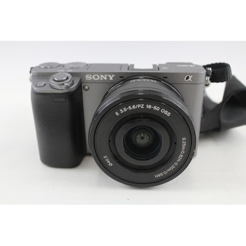 390 - Sony A6000 Vintage Mirrorless Digital Camera Working w/ Sony 16-50mm F/3.5-5.6