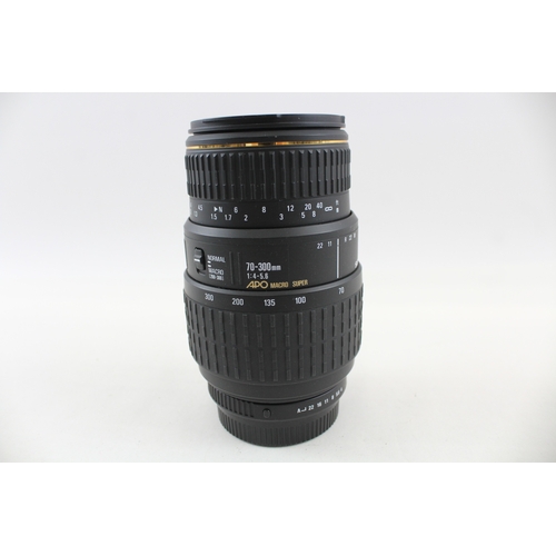 393 - Sigma 70-300mm F/4-5.6 APO Macro Super Autofocus Camera Lens Working