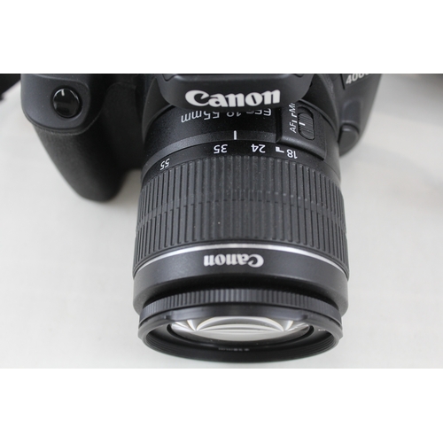 397 - Canon EOS 4000D DSLR Digital Camera Working w/ Canon EF-S 18-55mm F/3.5-5.6 III