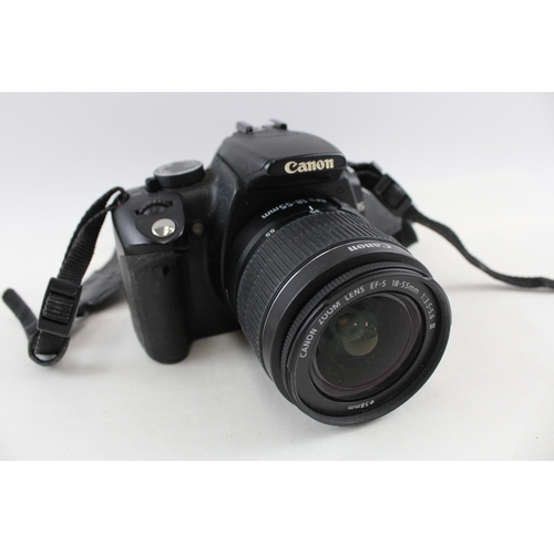 399 - Canon EOS 350D DSLR Digital Camera Working w/ Canon EF-S 18-55mm F/3.5-5.6 III