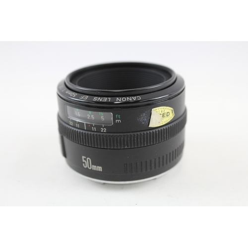 402 - Canon EF 50mm F/1.8 Autofocus Camera Lens Working For Canon Cameras