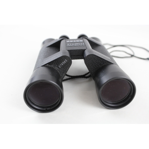 404 - Zeiss 10x25B Compact Binoculars Working w/ Original Case