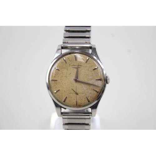 421 - Men's Vintage Longines Oversized Dial Watch Hand-Wind Working