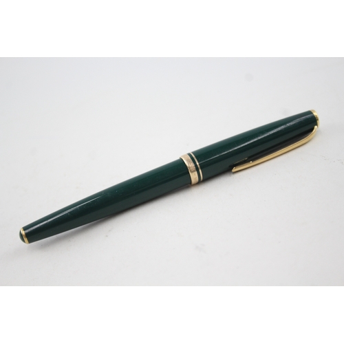 435 - Montblanc Generation Green Cased Fountain Pen w/ 14ct Gold Nib WRITING