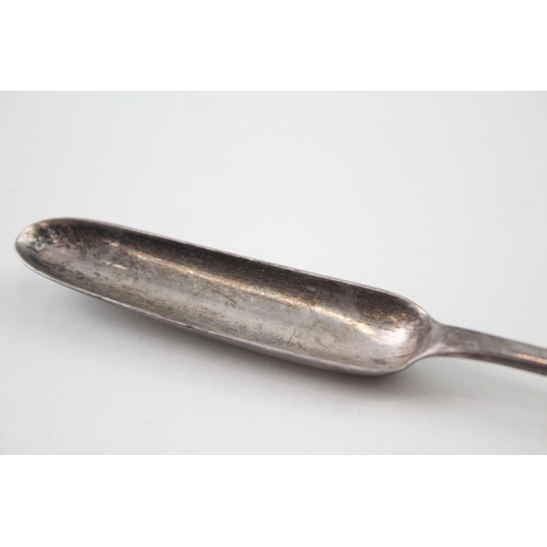 395 - Antique Bottom Marked .925 Sterling Silver Marrow Scoop w/ Engraving (34g)